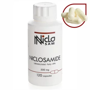 Niclosam 500mg Niclosamide Capsules - 120 Count, Buy High Purity >99% Online